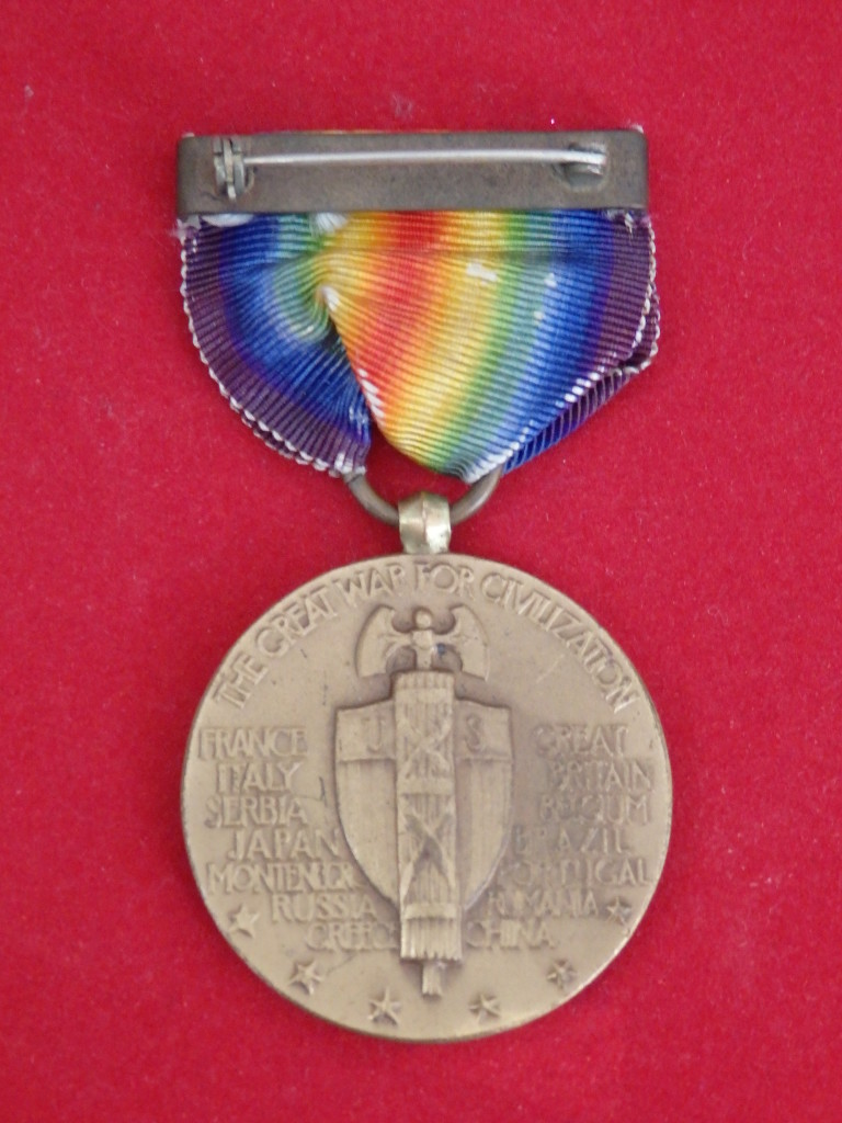 WWI Victory Medal back